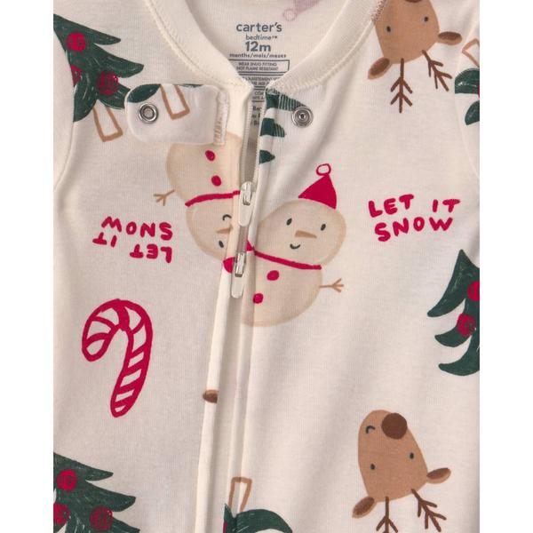 Baby Unisex (12-24M) Carter''s® Christmas Icon Footed Pajamas