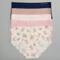 Womens Laura Ashley&#174; 5pk. Breathable Brief Panties - LS6895-5PKC - image 2