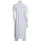 Womens Laura Ashley&#174; Short Sleeve Peached Floral Nightgown - image 3