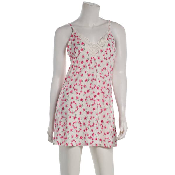 Womens Jessica Simpson Lace Trim Chloe Hearts Chemise - image 