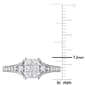 Diamond Classics™ 14kt. White Gold 1/2ctw. Diamond Princess Ring - image 5