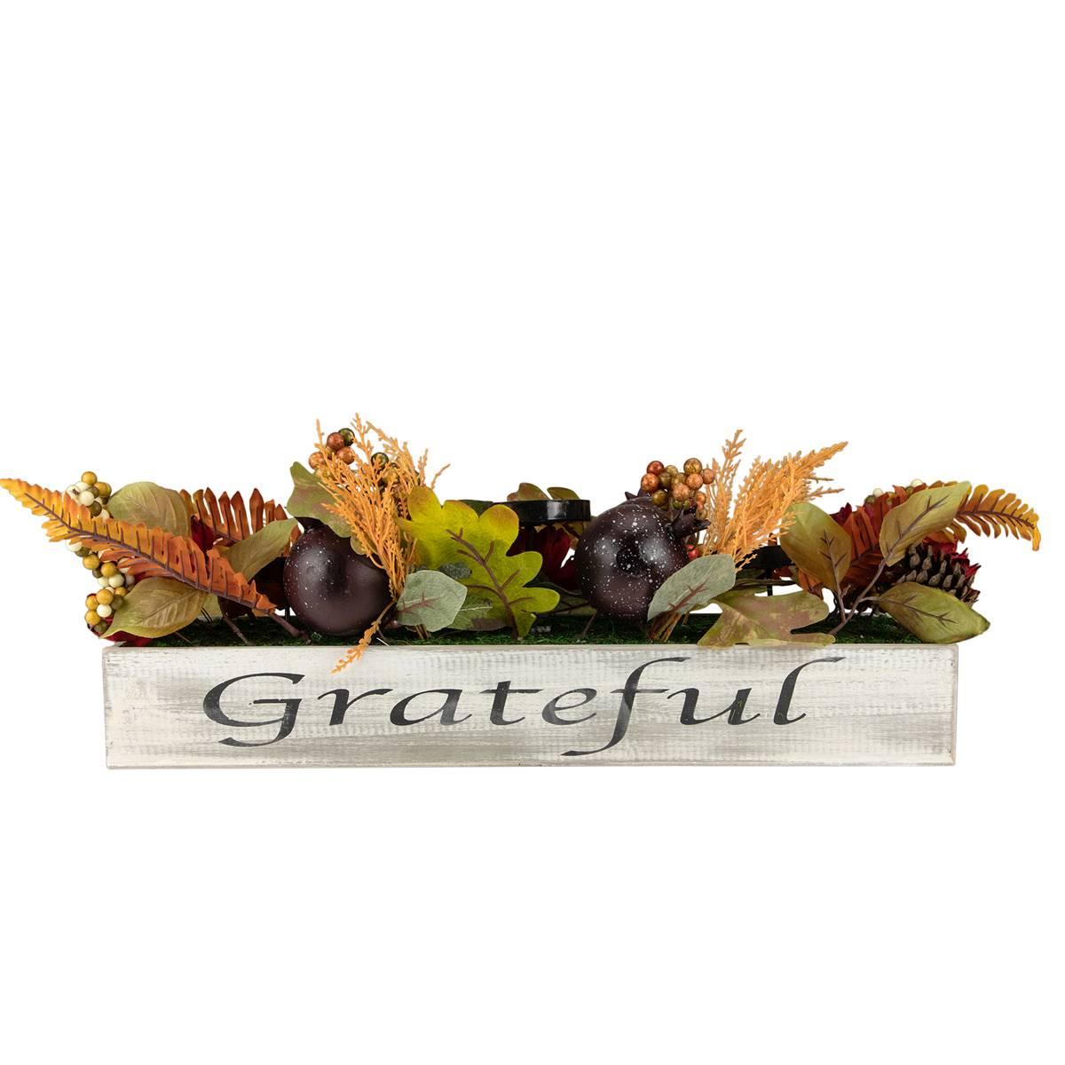 Northlight Seasonal 24in. Autumn Harvest 3pc. Candle Holder
