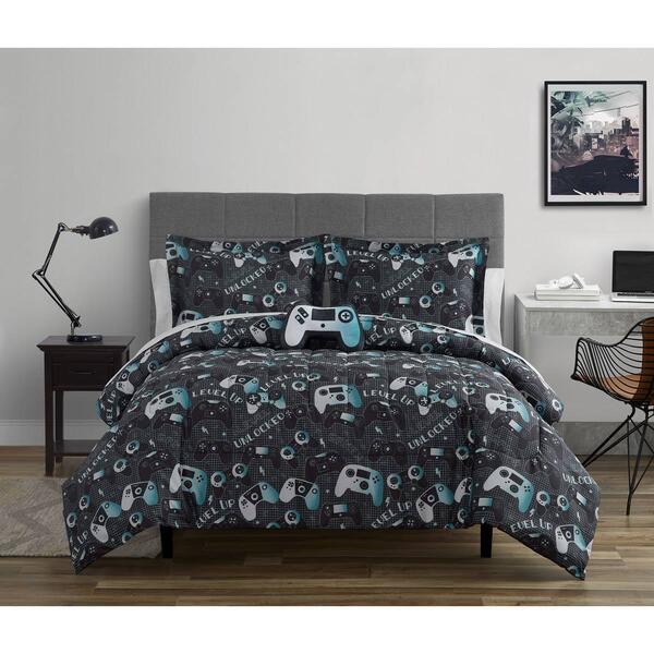 Alex & Bella Next Level 3pc. Microfiber Comforter Set - Twin - image 