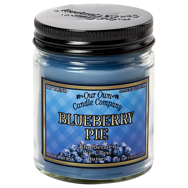 Our Own Candle Company 7oz. Blueberry Pie Jar Candle - image 
