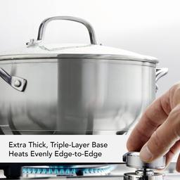 KitchenAid® Stainless Steel 3-Ply Base 4qt. Casserole