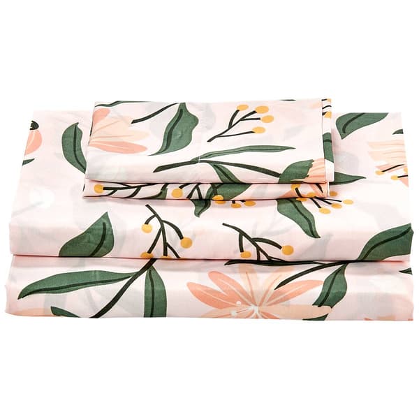 Bedding Essentials by Ashley Cooper(tm) Chelsea Floral Sheet Set - image 