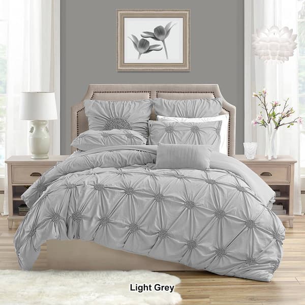 Cathay&#174; Swift Home&#174; Elegant Ruched Duvet Cover Set