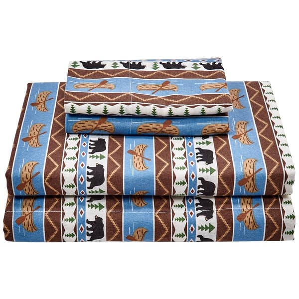 Ashley Cooper(tm) Bear Lake Flannel Sheet Set - image 