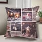 Universal Home Fashions Patchwork Pre-Lit LED Throw Pillow-18x18 - image 1