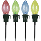 Northlight Jumbo C7 Bulb Outdoor Pathway Markers - Set of 4 - image 2