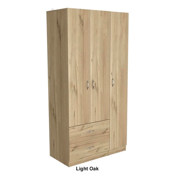 FM FURNITURE Eureka 3-Door Armoire