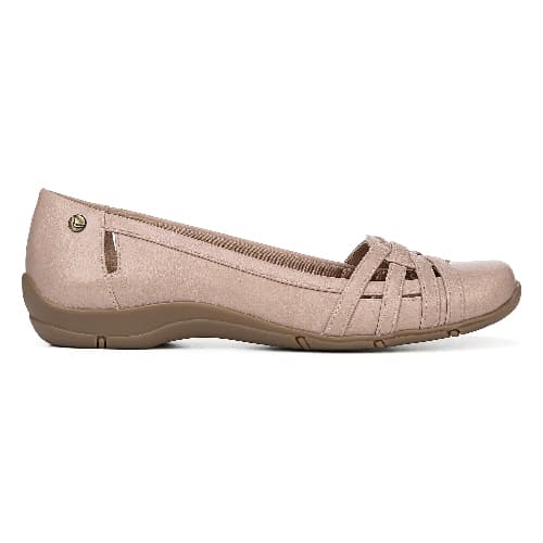 Womens LifeStride Diverse PU Leather Flats