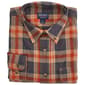Mens Smith''s Plaid Flannel Shirt - Orange - image 1
