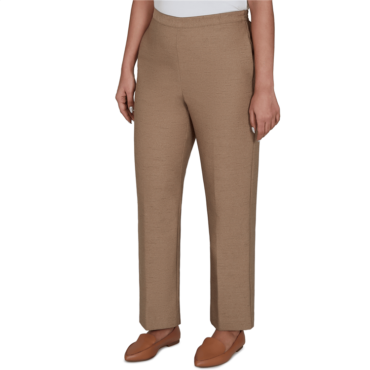Petite Alfred Dunner Union Square Woven Pants - Short Length