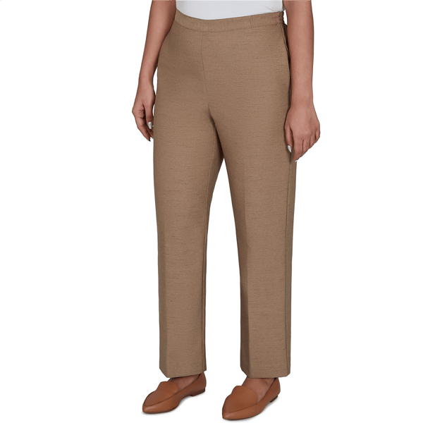 Petite Alfred Dunner Union Square Woven Pants - Short Length