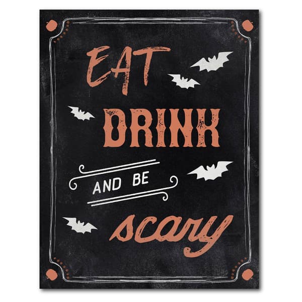 Courtside Market Be Scary Wall Art - 16x20 - image 