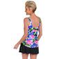 Womens Maxine Summer Splash Floral Adjustable Tank Swim Dress - image 2