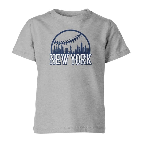 Boys 8-20 Tailgate New York Baseball Skyline Short Sleeve Tee - image 