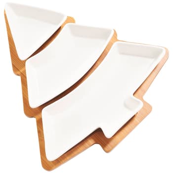 Godinger Christmas Tree Serving Tray