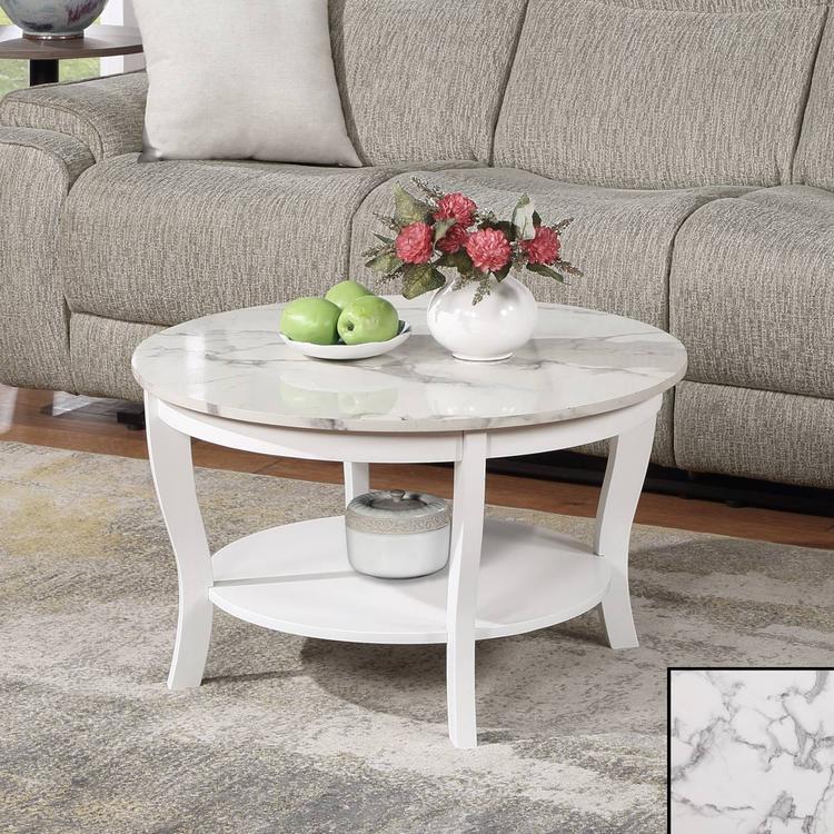 Convenience Concepts American Heritage Round Coffee Table