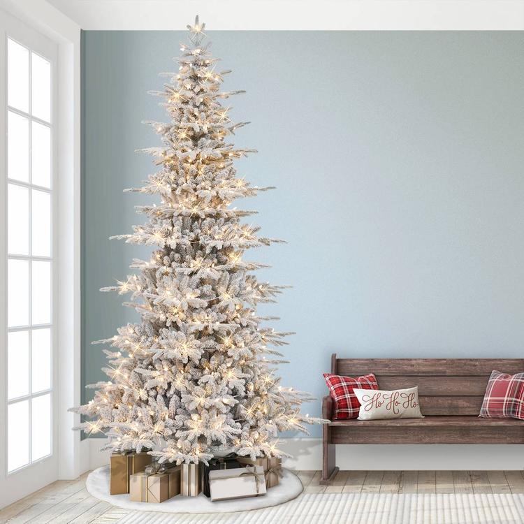 Puleo International 9ft. Pre-Lit Utah Fir Christmas Tree