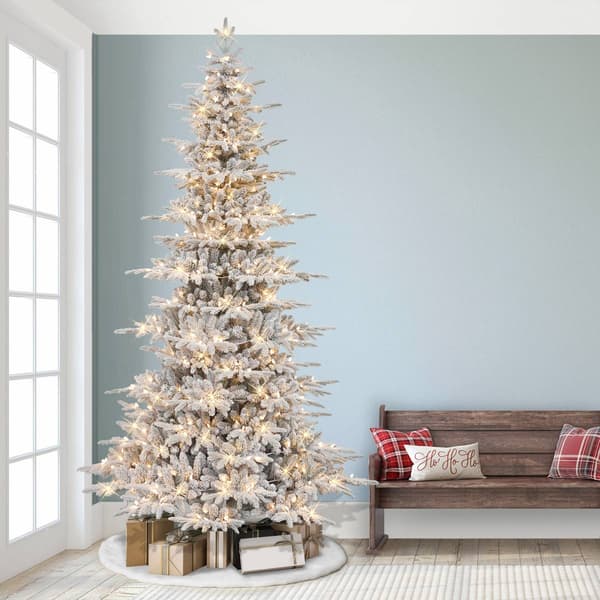 Puleo International 9ft. Pre-Lit Utah Fir Christmas Tree