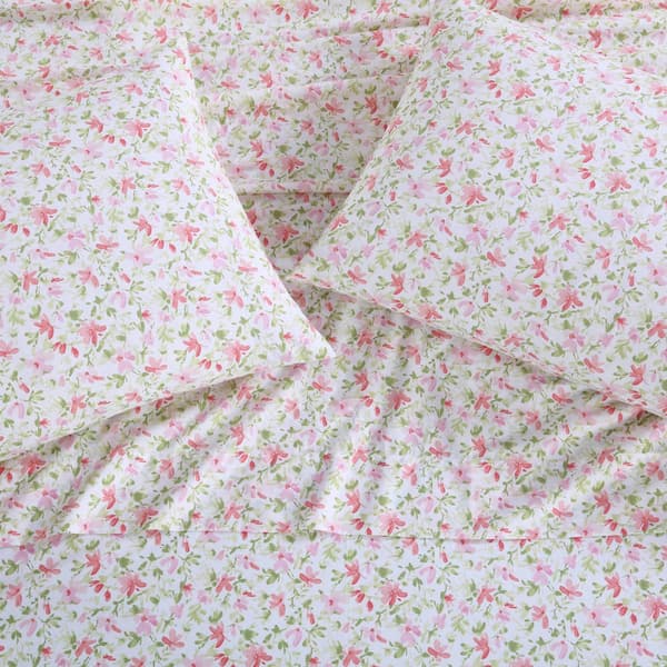 Laura Ashley Norella 100% Cotton Floral Sheet Set