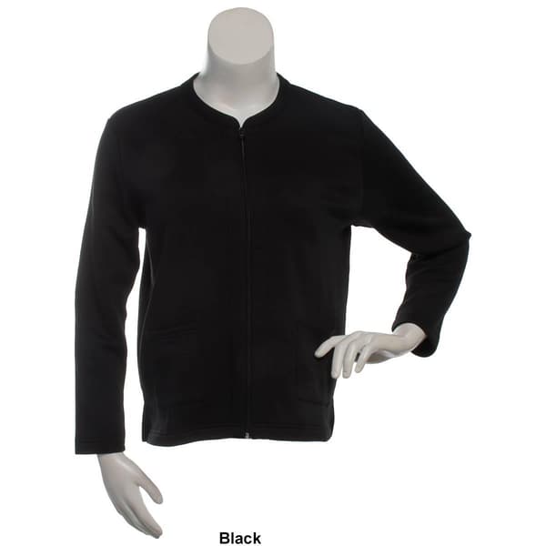 Womens Hasting & Smith Long Sleeve Fleece Zip Cardigan