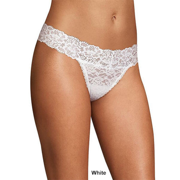 Womens Maidenform&#174; Allover Lace Thong Panties DMESLT