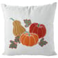 Pumpkin Party Tan Decorative Pillow - 18x18 - image 1