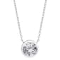 Sterling Silver CZ Pendant - image 1