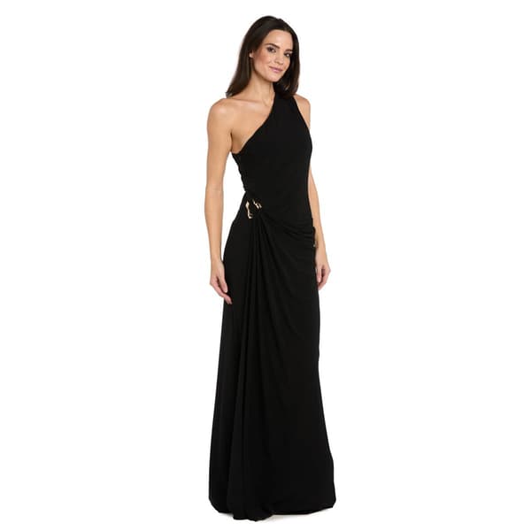 Womens R&M Richards One Shoulder Ity Gown