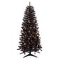 Puleo International 6ft. Pre-Lit Black Carson Pine Christmas Tree - image 1
