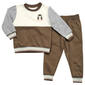 Baby Boy (12-24M)(R) bon bebe Penguin Sweatshirt & Joggers Set - image 1