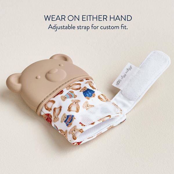 Baby Unisex Itzy Ritzy Vintage Bear Mitt Teether