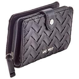 Womens Nine West Norah Woven French Wallet