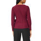 Petite MSK Long Sleeve Surplice Neck Sparkle Side Tie Blouse - image 2