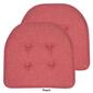 Sweet Home Collection Solid U-Shaped Memory Foam Chair Cushions - image 13