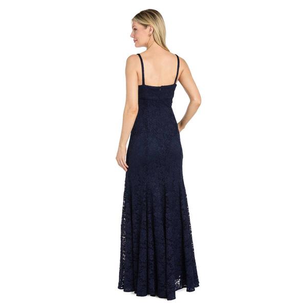 Womens R&M Richards Lace Evening Gown with Bolero Jacket