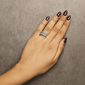 Haus of Brilliance 1/2ctw. Diamond Multi-Row Bypass Band Ring - image 6