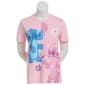 Juniors Freeze Stitch & Angel Front/Back Boyfriend Graphic Tee - image 1