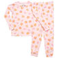 Girls Sincerely Jules Pumpkins & Bows Joggers Pajama Set - image 2