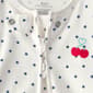 Baby Girl (NB-9M) Carters® Cherry & Dot Snap Sleeper - image 3