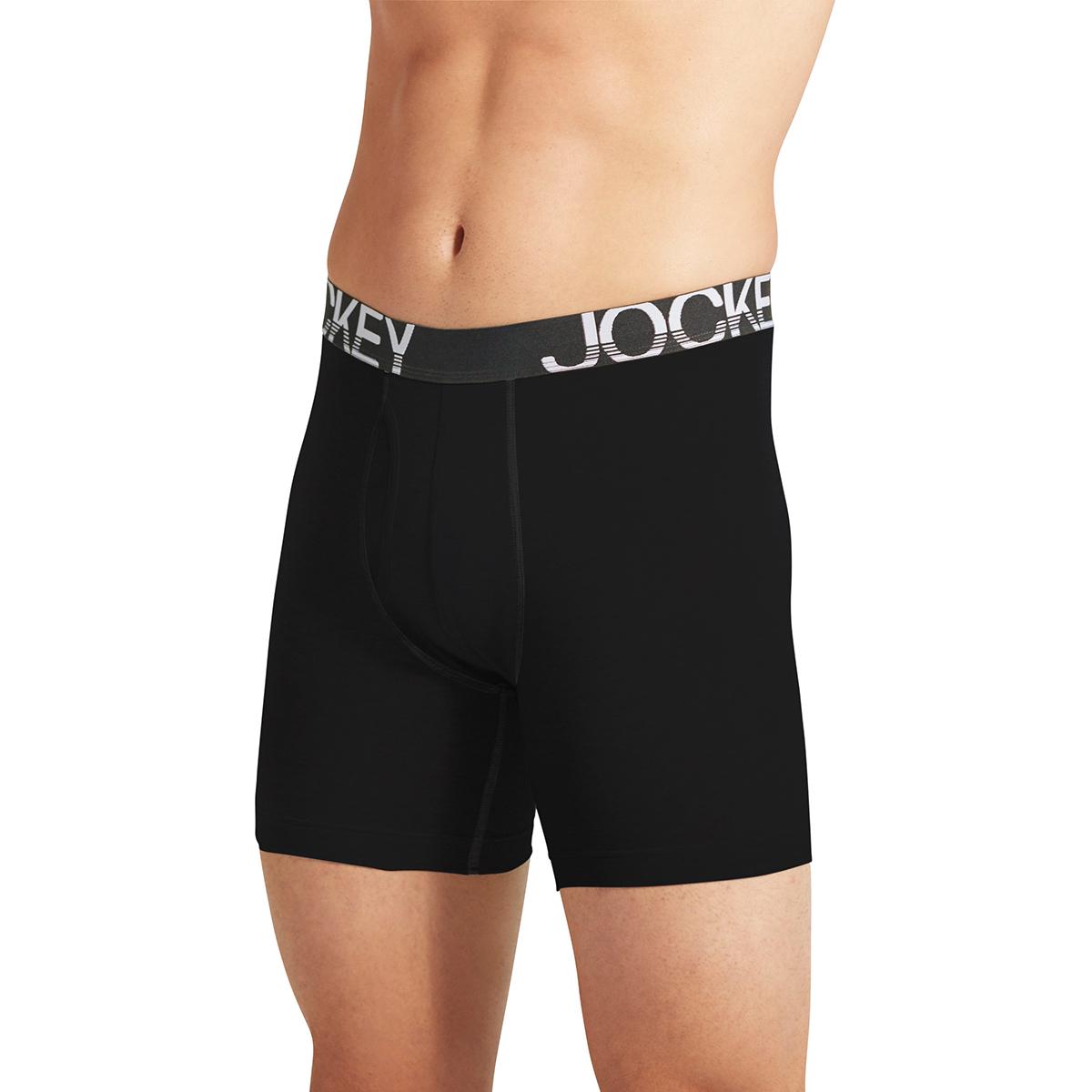 Mens Jockey® 3pk. Active Stretch Long Leg Boxer Briefs