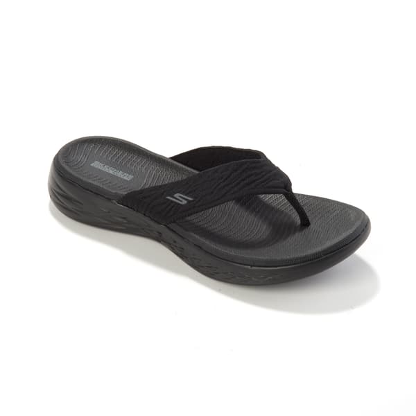 Womens Skechers On-The-Go 600 Flip Flops - Sunny - image 