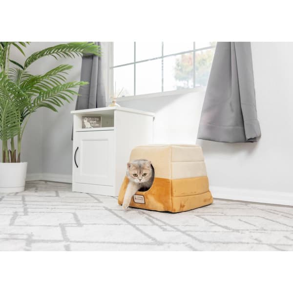 Armarkat 2-in-1 Cat Bed Cave Shape & Cuddle Pet Bed
