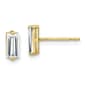 Gold Classics(tm) 10kt. Polished CZ Stud Earrings - image 1