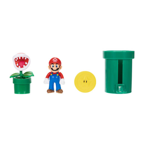Nintendo 2.5in. Super Mario Soda Jungle Diorama - image 