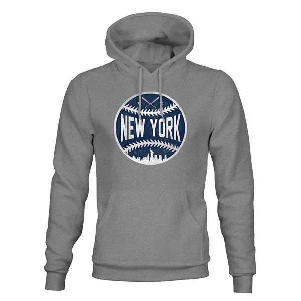 Mens Tailgate NY City Baseball Hoodie - image 