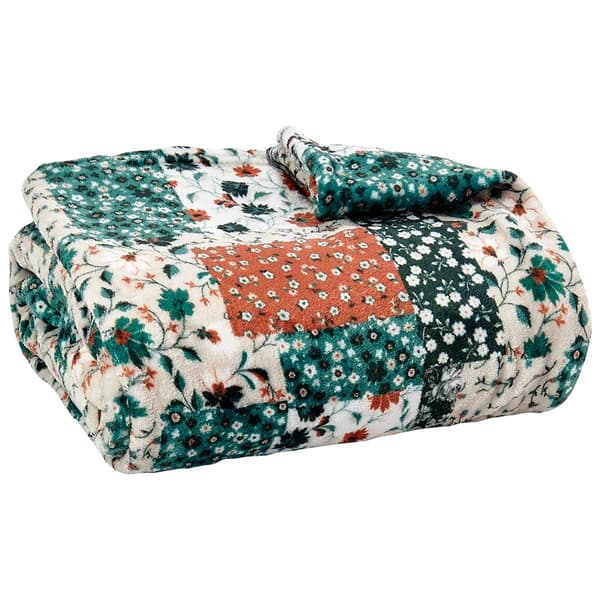 Ashley Cooper(tm) Rosie Patch Plush Throw - image 